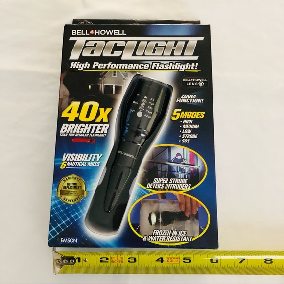 Flashlight Bell + Howell TacLight High Performance Flashlight As Seen on TV - Picture 5 of 5